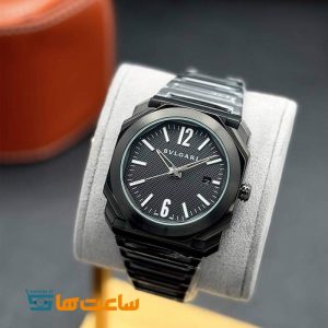 ساعت مچی مردانه بولگاری مشکی Bvlgari Octo Solotempo