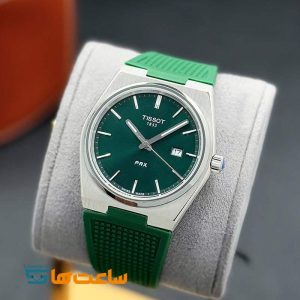 ساعت مچی مردانه تیسوت سیلور سبز Tissot PRX Powermatic