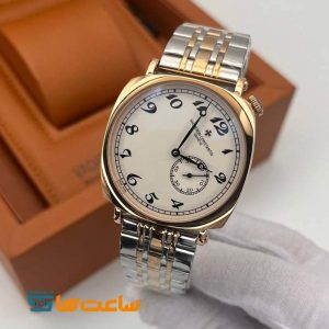 ساعت مچی مردانه واشرون کنستانتین سفید گلد سیلور Vacheron Constantin Historiques