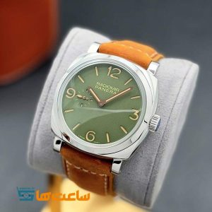 ساعت مچی مردانه پنرای قهوه ای سبز Panerai Luminor Marina 44mm