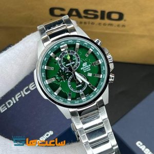 ساعت مچی مردانه کاسیو ادیفایس سیلور سبز Casio Edifice