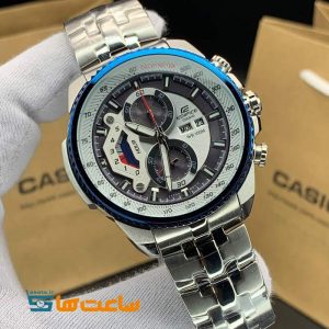 ساعت مچی مردانه کاسیو ادیفایس سیلور سفید Casio Edifice