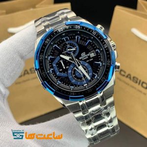 ساعت مچی مردانه کاسیو ادیفایس سیلور مشکی آبی Casio Edifice