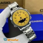 ساعت مچی مردانه کاسیو سیلور زرد Casio