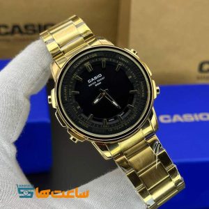 ساعت مچی مردانه کاسیو گلد مشکی Casio