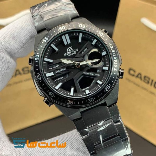 ساعت مچی کاسیو ادیفایس تمام مشکی Casio Edifice