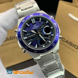 ساعت مچی کاسیو ادیفایس سیلور آبی Casio Edifice