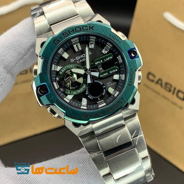 ساعت مچی کاسیو جی شاک سیلور سبز Casio G-Shock