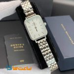 ساعت دنیل ولینگتون زنانه مدل کوادرو سیلور سفید Daniel Wellington