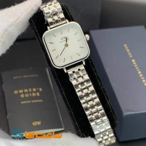 ساعت دنیل ولینگتون زنانه مربع سیلور سفید Daniel Wellington