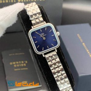 ساعت دنیل ولینگتون زنانه مربع سیلور سورمه ای Daniel Wellington