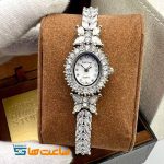 ساعت رویال کرون بند نقره ای تک دور سیلور سفید ROYAL CROWN