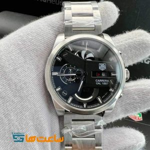 ساعت مردانه تگ هویر کررا سیلور مشکی Tag Heuer Carrera cr7