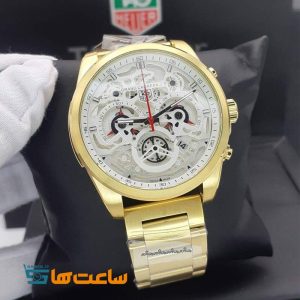 ساعت مردانه تگ هویر کررا گلد سفید Tag Heuer Carrera cr7