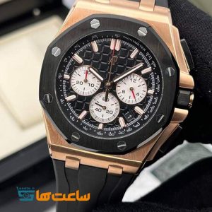 ساعت مچی مردانه اودمار پیگه مدل مشکی رزگلد Audemars Piguet Royal