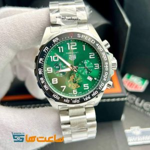 ساعت مچی مردانه تگ هویر فرمول یک سیلور سبز TAG HEUER Formula 1
