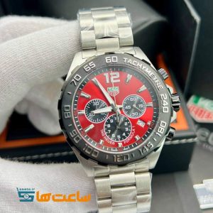 ساعت مچی مردانه تگ هویر فرمول یک سیلور قرمزTAG HEUER Formula1