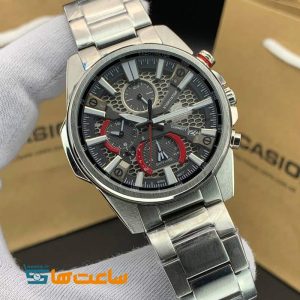ساعت مچی کاسیو ادیفایس سیلور قرمز Casio Edifice